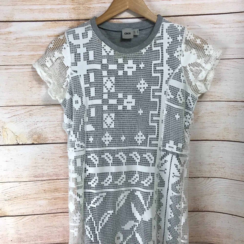 Asos Womens Lace Maxi Dress 6